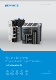 Inovance H5U и программируемые логические контроллеры Easy Series - руководство по эксплуатации