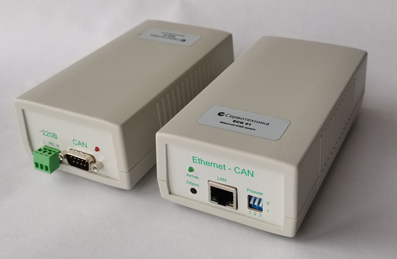Ethernet-CAN шлюз ECG01